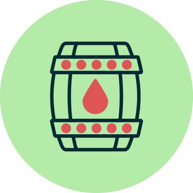 Varil simge vektör çizim