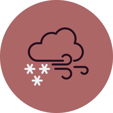 Blizzard kutsal kişilerin resmi, vektör çizim