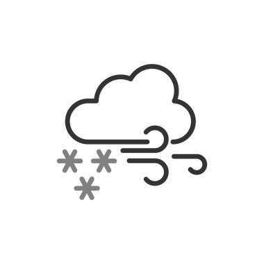 Blizzard kutsal kişilerin resmi, vektör çizim