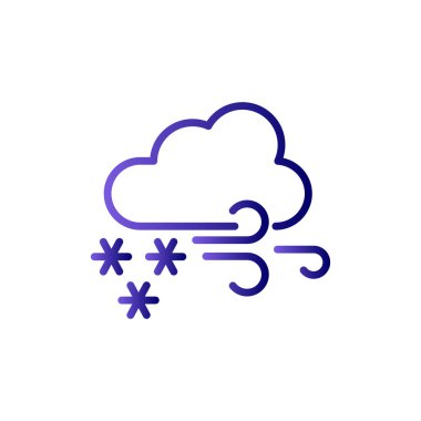 Blizzard kutsal kişilerin resmi, vektör çizim