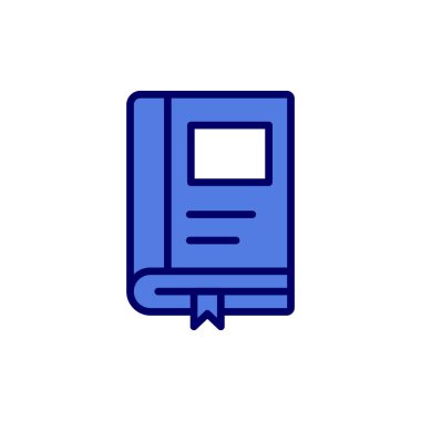 Kitap simgesinin vektör sanatı çizimi