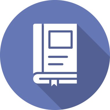 Kitap simgesinin vektör sanatı çizimi