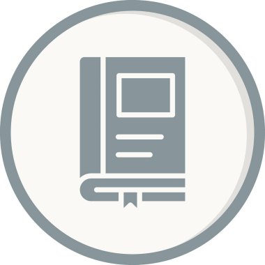 Kitap simgesinin vektör sanatı çizimi