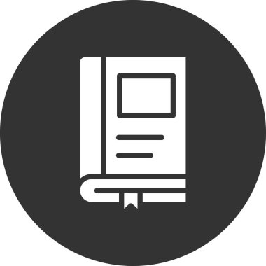 Kitap simgesinin vektör sanatı çizimi