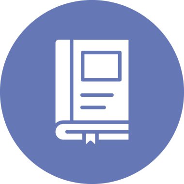 Kitap simgesinin vektör sanatı çizimi