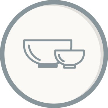 Kase simgesi, vektör illüstrasyonu