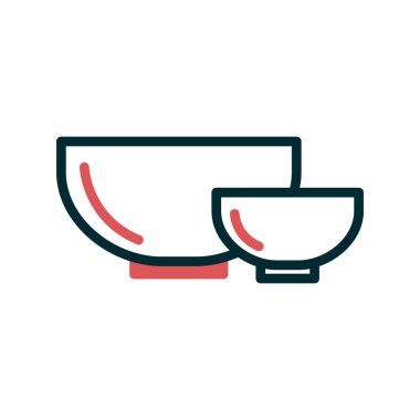 Kase simgesi, vektör illüstrasyonu