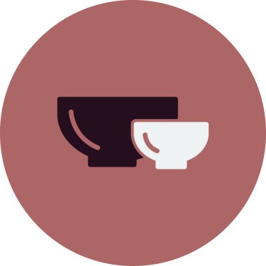 Kase simgesi, vektör illüstrasyonu