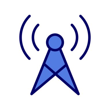 Yayın simgesi, vektör illüstrasyonu