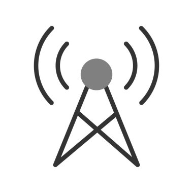 Yayın simgesi, vektör illüstrasyonu