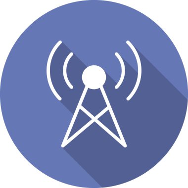 Yayın simgesi, vektör illüstrasyonu