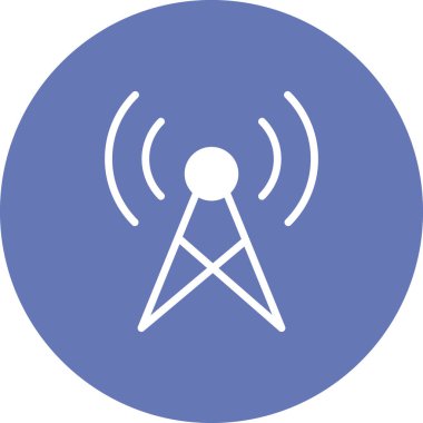 Yayın simgesi, vektör illüstrasyonu