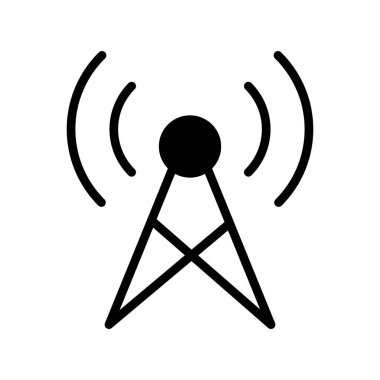 Yayın simgesi, vektör illüstrasyonu