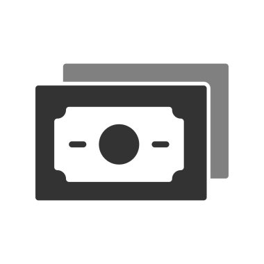 para simgesi vektörü. Banknotların vektör çizimi, finans kavramı.