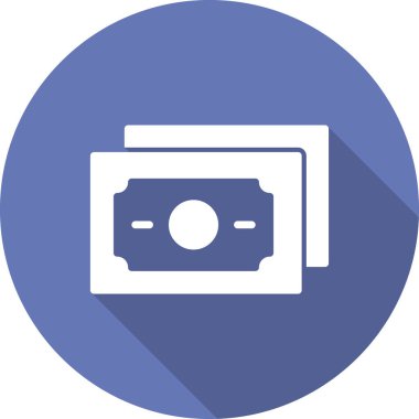 para simgesi vektörü. Banknotların vektör çizimi, finans kavramı.