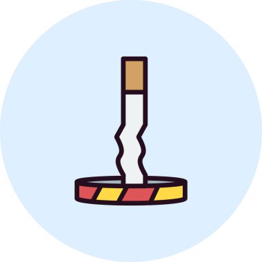 Sigara modern vektör simgesi