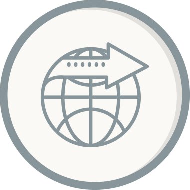 Simge, vektör illüstrasyonunu aktar