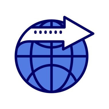 Simge, vektör illüstrasyonunu aktar