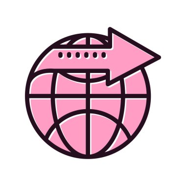 Simge, vektör illüstrasyonunu aktar