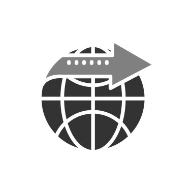 Simge, vektör illüstrasyonunu aktar