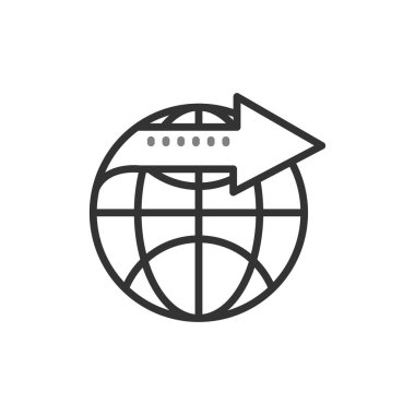 Simge, vektör illüstrasyonunu aktar