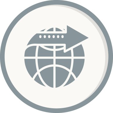 Simge, vektör illüstrasyonunu aktar