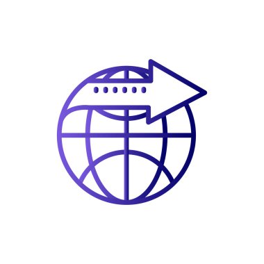 Simge, vektör illüstrasyonunu aktar