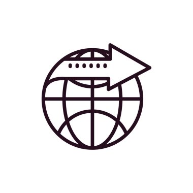 Simge, vektör illüstrasyonunu aktar