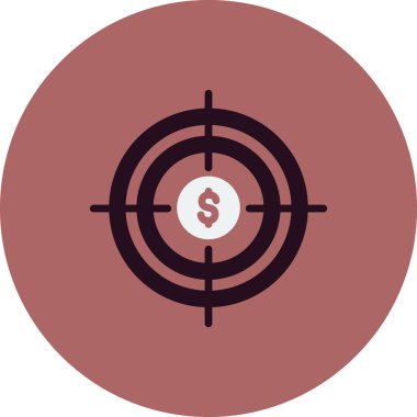 Simgeyi odakla, vektör illüstrasyonu