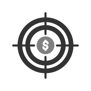 Simgeyi odakla, vektör illüstrasyonu