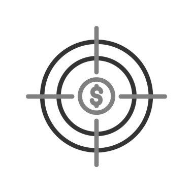 Simgeyi odakla, vektör illüstrasyonu