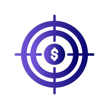 Simgeyi odakla, vektör illüstrasyonu