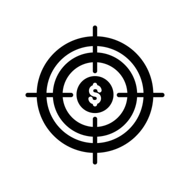 Simgeyi odakla, vektör illüstrasyonu