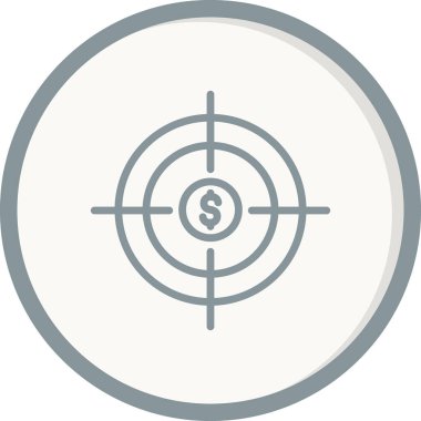 Simgeyi odakla, vektör illüstrasyonu