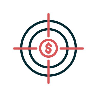 Simgeyi odakla, vektör illüstrasyonu