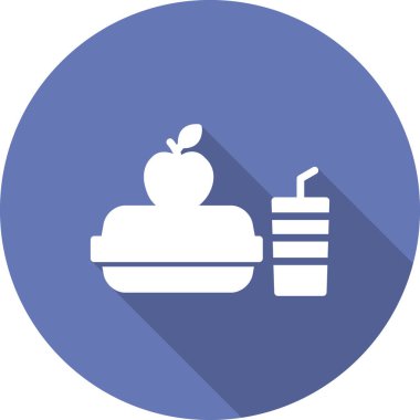 Beslenme kutusu simgesi vektör illüstrasyonu