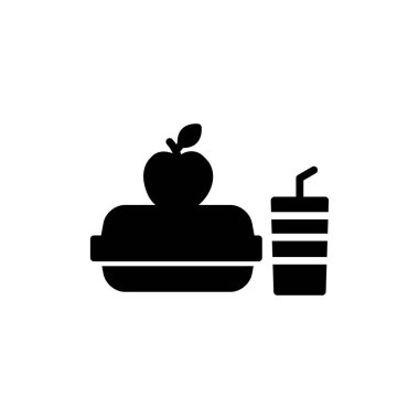 Lunch box icon vector illustration