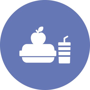 Beslenme kutusu simgesi vektör illüstrasyonu