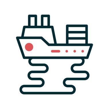 Petrol sızıntısı simgesi, vektör illüstrasyonu