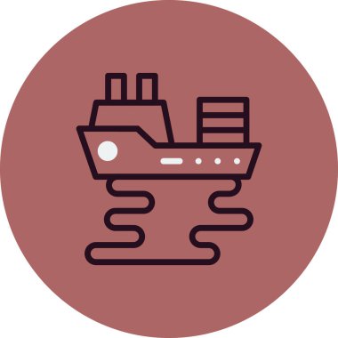 Petrol sızıntısı simgesi, vektör illüstrasyonu