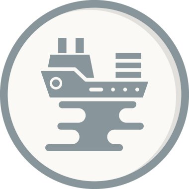 Petrol sızıntısı simgesi, vektör illüstrasyonu