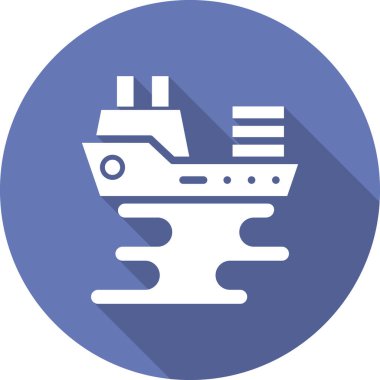 Petrol sızıntısı simgesi, vektör illüstrasyonu