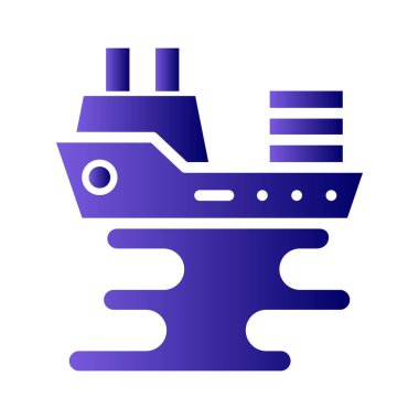 Petrol sızıntısı simgesi, vektör illüstrasyonu