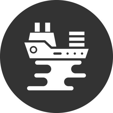 Petrol sızıntısı simgesi, vektör illüstrasyonu