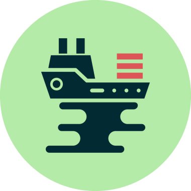 Petrol sızıntısı simgesi, vektör illüstrasyonu