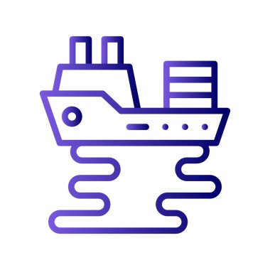 Petrol sızıntısı simgesi, vektör illüstrasyonu