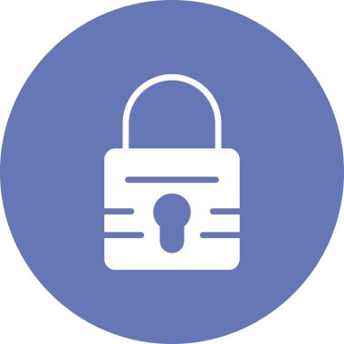 asma kilit ikon vektör çizimi