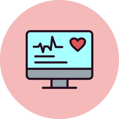 bilgisayar simgesi vektör illüstrasyonu