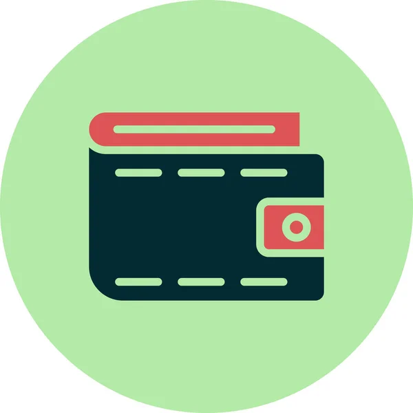 Brieftasche Symbol Bankkonzept Vektor Illustration — Stockvektor