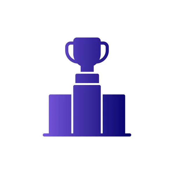 Business Trophy Award Icon Vector Illustration Design — Stock Vector